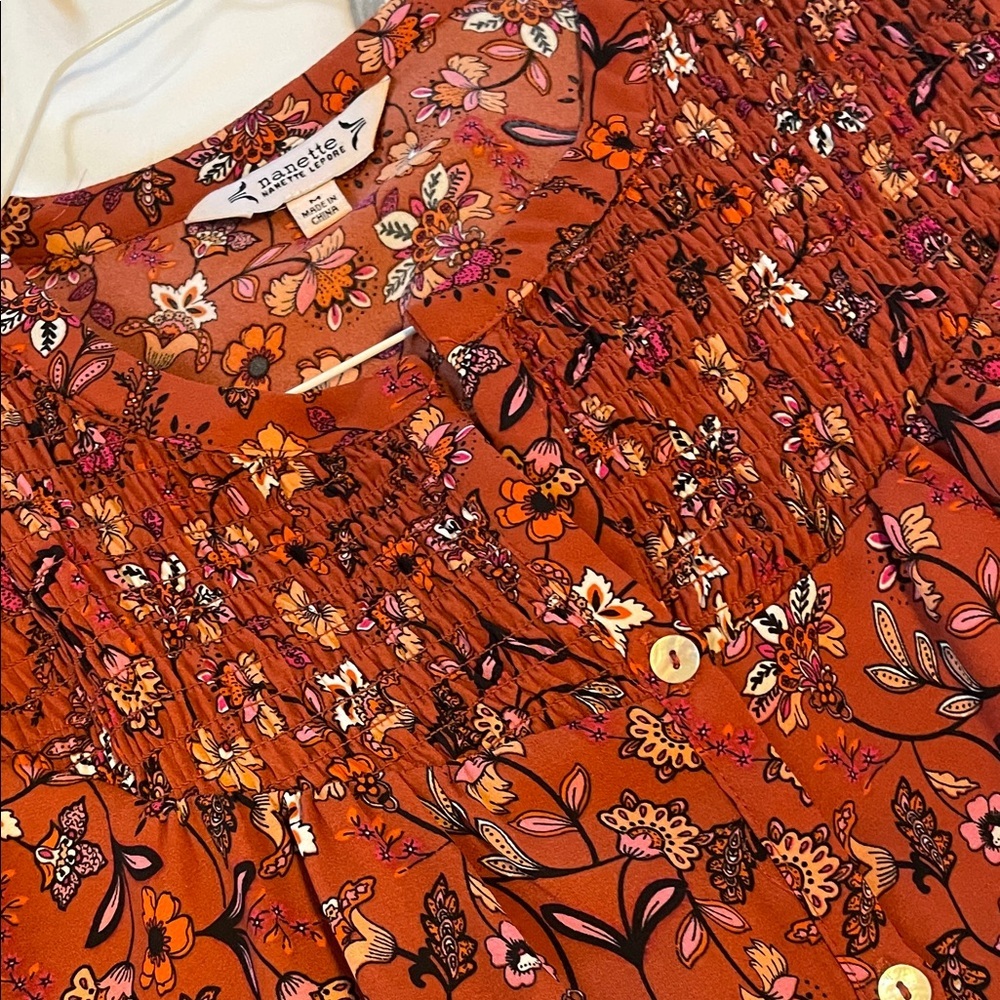 Nanette Lepore Floral Blouse
